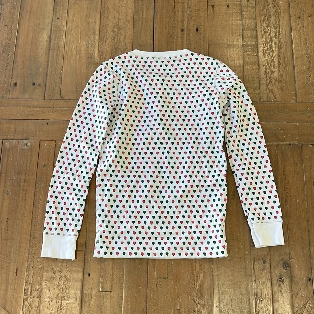 Roberta roller rabbit holiday heart pajama top